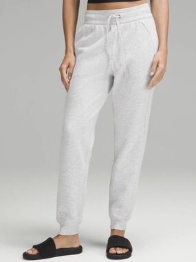 Lululemon Scuba High-Rise Jogger Full Length Heathered Grey Size 4